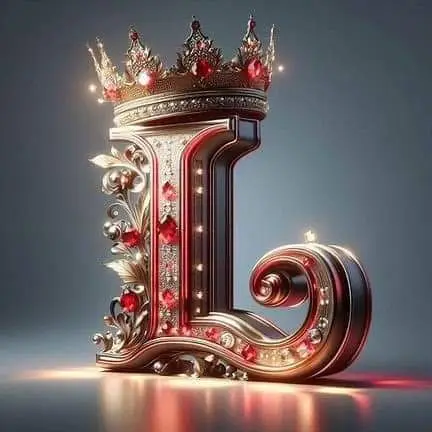 L-name-dp-fire-stylish