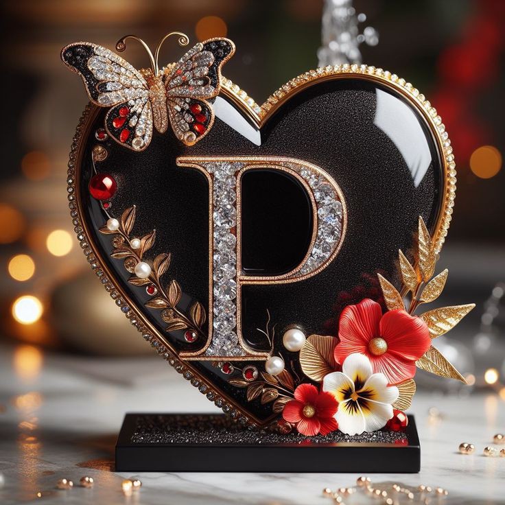 P-name-dp-love-wallpaper