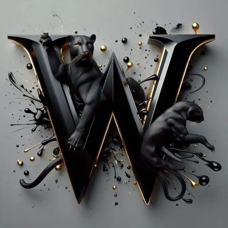 W-name-stylish-dp