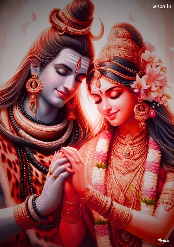 shiv-parvati-black-and-white-images
